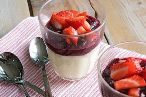 Panna Cotta Met Rood Fruit Francesca Kookt