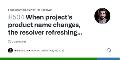 When Projects Product Name Changes The Resolver Refreshing