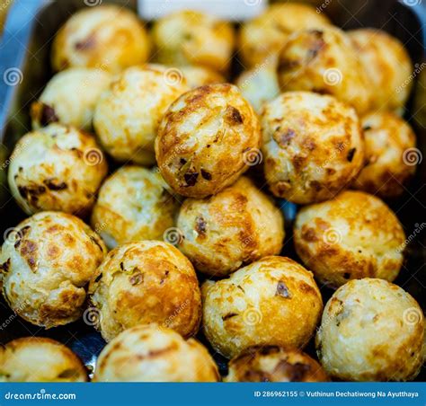 Original Takoyaki Japanese Food, Selling on the Road Side in Thailand ...