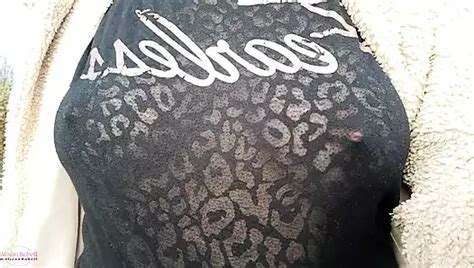 Boobwalk Walking Braless In See Through Shirt And Stripping Naked During Walk Be Happy It Drives