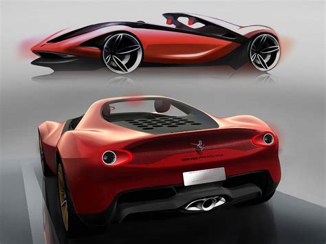 Pininfarina Sergio Concept - Design Sketches Photoshop Rendering ...