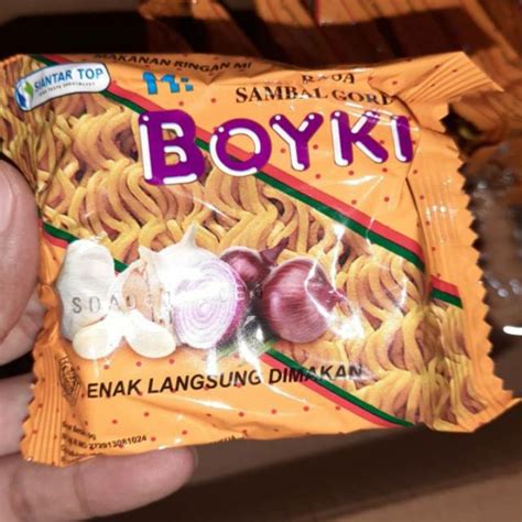 Jual Jajanan Jadul Mie Boyki 10 Pcs Mi Boyki 1 Renteng Isi 10 Pcs