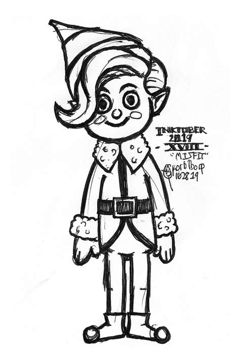Inktober 2019 XVIII Misfit By Korblborp Hentai Foundry