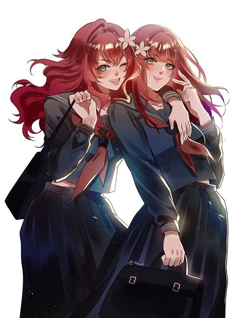 Devola And Popola Nier And 1 More Drawn By Hora K Danbooru