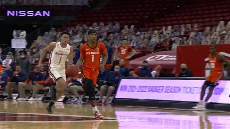 Illini Basketball | Highlights vs. Wisconsin - YouTube