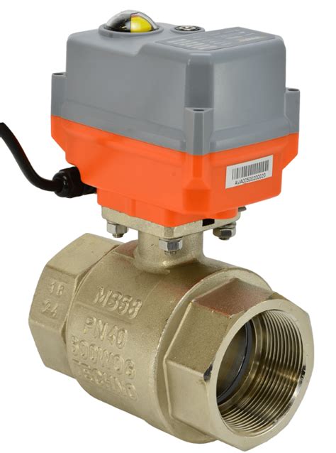 Electric Valves Motorised Brass Ball Valves 2 Way Or 3 Way Avs