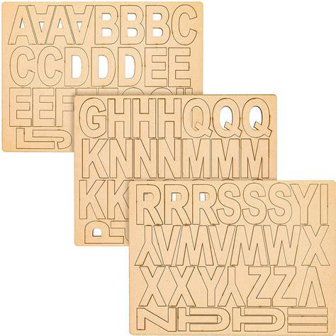 Wooden Alphabet, DIY Letters for Crafts (3 Inches, 83 Pack) | Michaels
