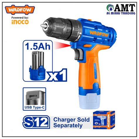 Wadfow Lithium Ion Cordless Drill WCDS520