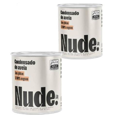 Duas Latas De Leite Condensado De Aveia G Nude Shopee Brasil