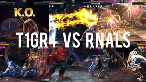 Aw Guerra De Alianzas T Gr Vs Rnals S W Mcoc Youtube