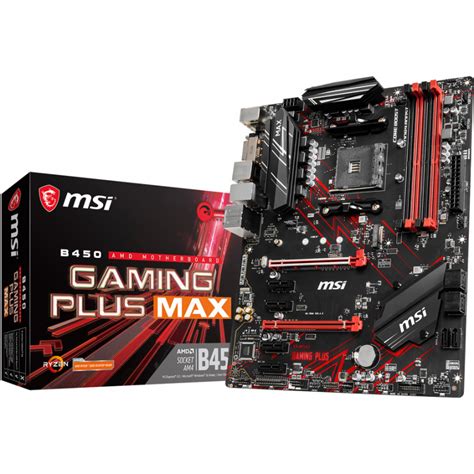 Материнская плата MSI B450 GAMING PLUS MAX (AM4, ATX) — купить в ...