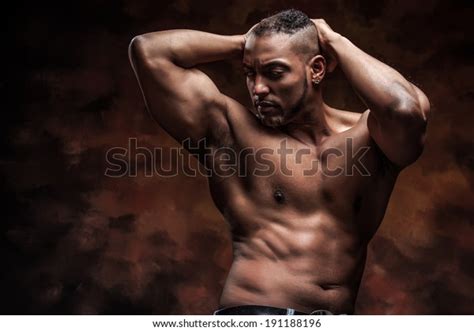 Naked Man Perfect Body Posing Jeans Stock Photo 191188196 Shutterstock