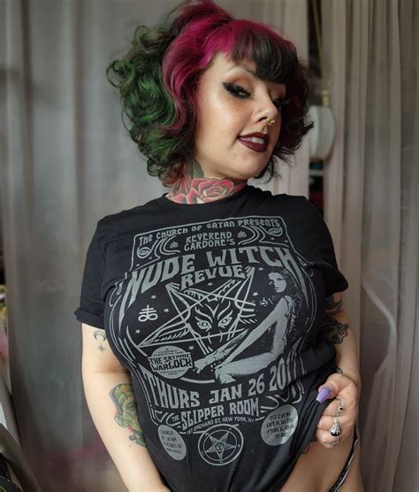 Nude Witch Revue T Shirt CRAP O RAMA