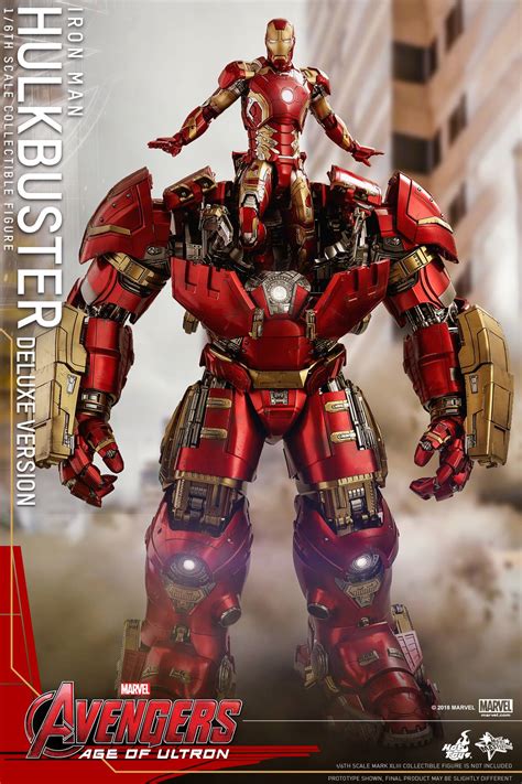 Hot Toys Hulkbuster Accessory Set Deluxe Hulkbuster And Iron Man Mark XLIII Reissue The