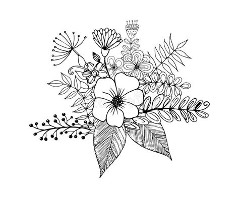 Flower Doodles Doodle Coloring Pages Atelier Yuwa Ciao Jp