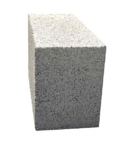 Grey Inch Thick Solid Rectangular Concrete Block For Construction