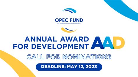 OPEC Fund Annual Award for Development 2023 ($100,000 prize ...