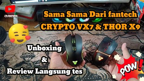 Unboxing Review Mouse Fantech Thor X Mouse Gaming Macro Murah