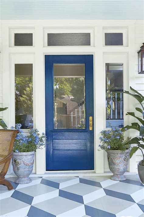 Brilliant Blue - Indigo (#SW 6531); Sherwin-Williams (Notice the porch ceiling. This is my ...