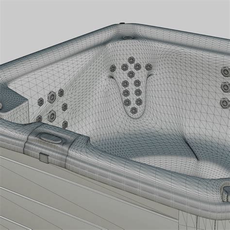 D Model D Model Of Hot Tub Jacuzzi Nordic Spas Escape LS VR AR
