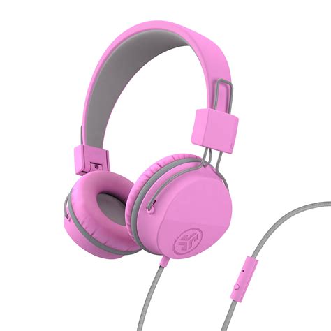 JLab Audio JBuddies Studio On-ear Kids Headphones with Microphone Pink ...