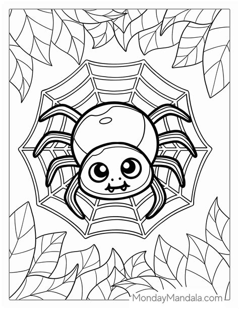 28 spider coloring pages free pdf printables – Artofit