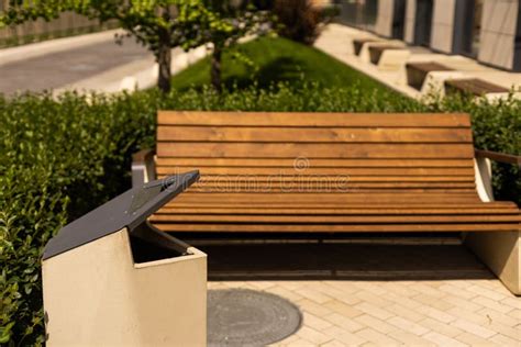 A Bench Over Beautiful Outdoor Landscape Stock Image Image Of Green