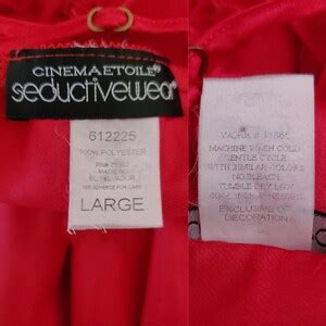 1980s Red Lingerie Set By Cinema Etoile Seductive Wear 80s Lingerie 80 S Women S Vintage Size
