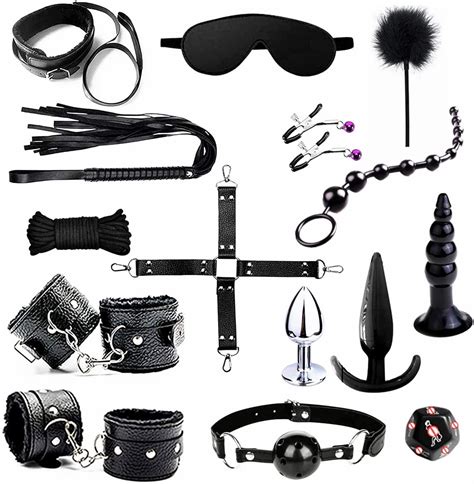 Buy Beginners SM Adult Game BDSM Restraints Sex Toys 15 Pcs Bondage Kit