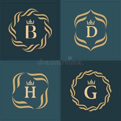 Royalty Crest Ornament Template Vector Elements Brand Icon Design