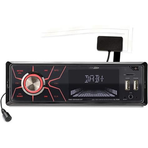 Rmd Dab Bt Autoradio Avec Usb Sd Tuner Dab Fm Entr E Aux Et