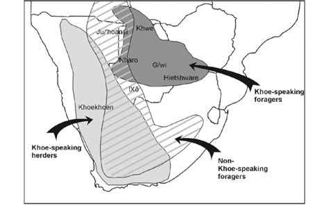 7 Map of southern Africa showing approximate distributio n of main ...