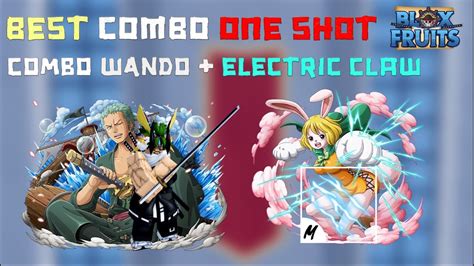 Wando Electric Clawbounty Hunting Combo One Shot I Blox Fruit I