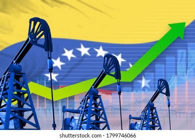 Venezuela Oil Industry Concept Industrial Illustration Stock ...