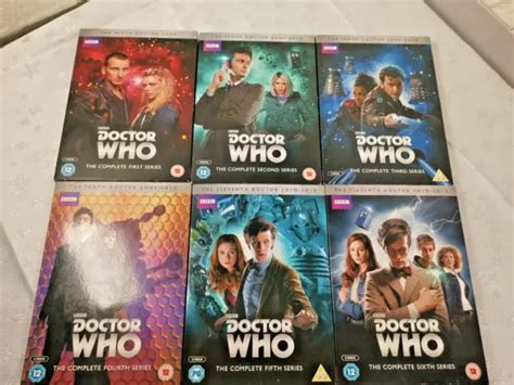 BBC DR DOCTOR Who Complete Series 1 2 3 4 5 6 DVD Box Sets Bundle EUR