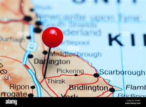 Thirsk on a map hi-res stock photography and images - Alamy