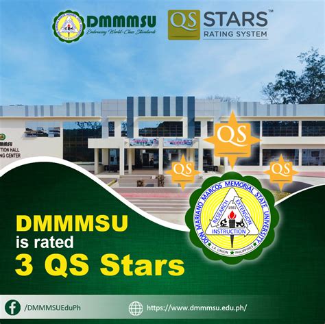 DMMMSU earns 3 QS Stars | Don Mariano Marcos Memorial State University