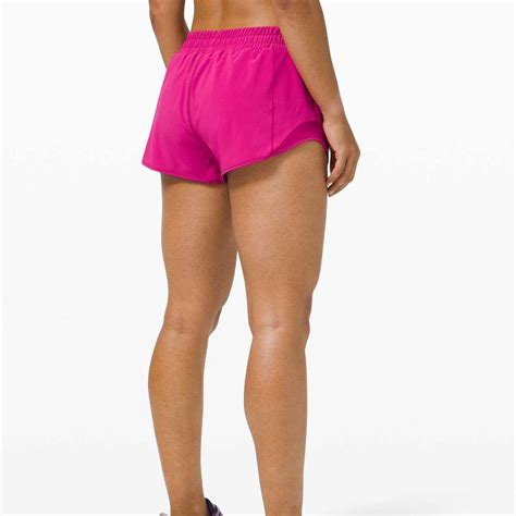 Ripened Raspberry Lululemon Hotty Hot Shorts Size Depop