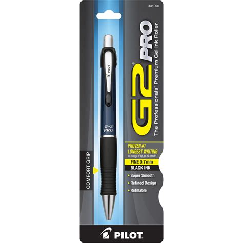 Pilot G2 Pro Retractable Gel Pen Gel Ink Pens Pilot Corporation