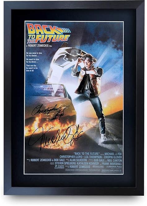 HWC Trading A3 FR Back To The Future Movie Poster Cast Signed Gift