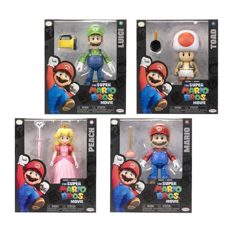 Figuras De 13 Cm Articuladas Super Mario Bros La Película · Nintendo