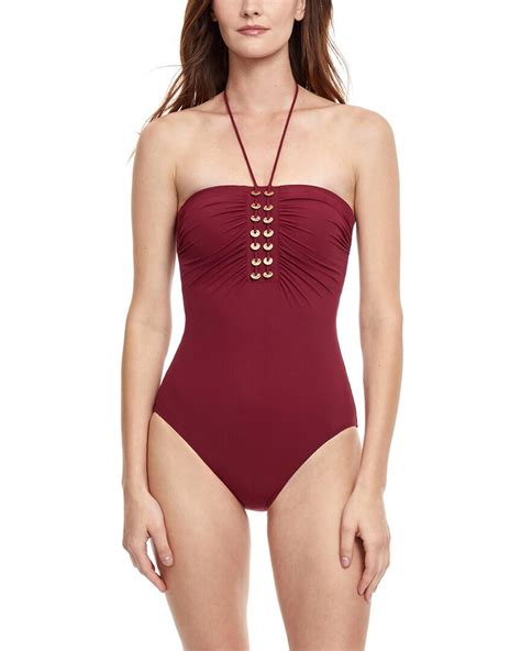 Buy Gottex Golden Touch Bandeau One Piece Nocolor At 75 Off