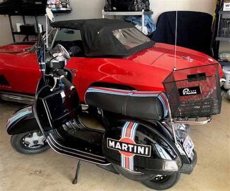 Check Out Chips Vespa Px We Sure Love Martini Racing Stripes And