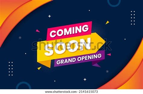 Coming Soon Banner Template Editable Text Stock Illustration 2141615073 ...