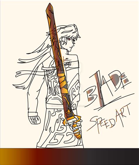 Blade Honkai star rail speed fan art by PreethiRock on DeviantArt