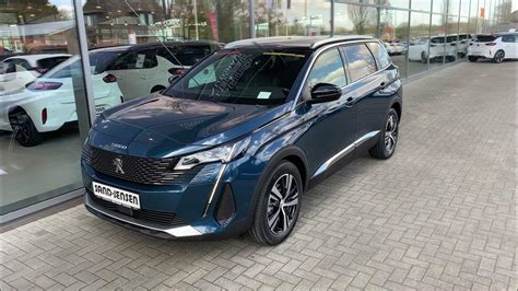 Peugeot 5008 Bhdi Gt Eat Aut Facelift 2021 Celebes Blau Metallic Autohaus Sand Jensen