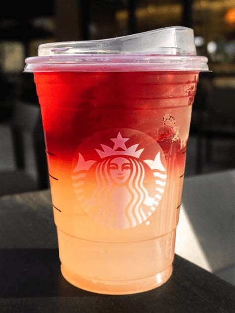 Starbucks Secret Menu Strawberry Sunset Refresher Starbmag