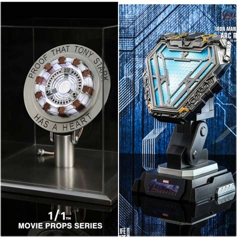 King Arts Iron Man 1 1 Arc Reactor Mark 1 Hot Toys Mark 85 Arc