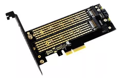 Placa Adaptadora Pcie X4 Dual M2 Ssd Nvme Y Ssd Sata 22110 Mercadolivre