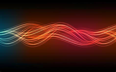 Wallpaper Illustration Abstract Circle Light Wave Line Flame